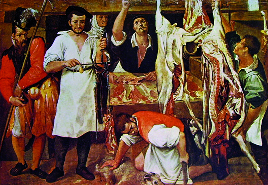 2 Carracci - la bottega del macellaio